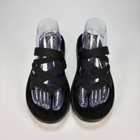 Teva Voya Zillesa Black Lightweight Comfort Sandals Shoe 1117032 Women’s Size 8 - Picture 3 of 9